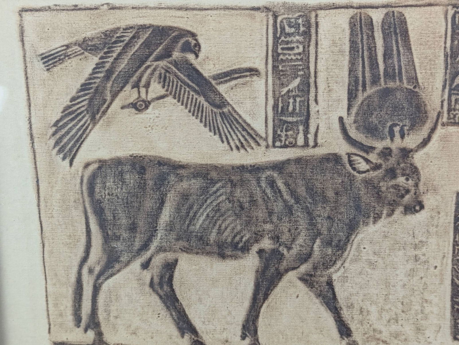 Depiction of Apis Bull in Ancient Egyptian Style by Ward Patterson - 3
