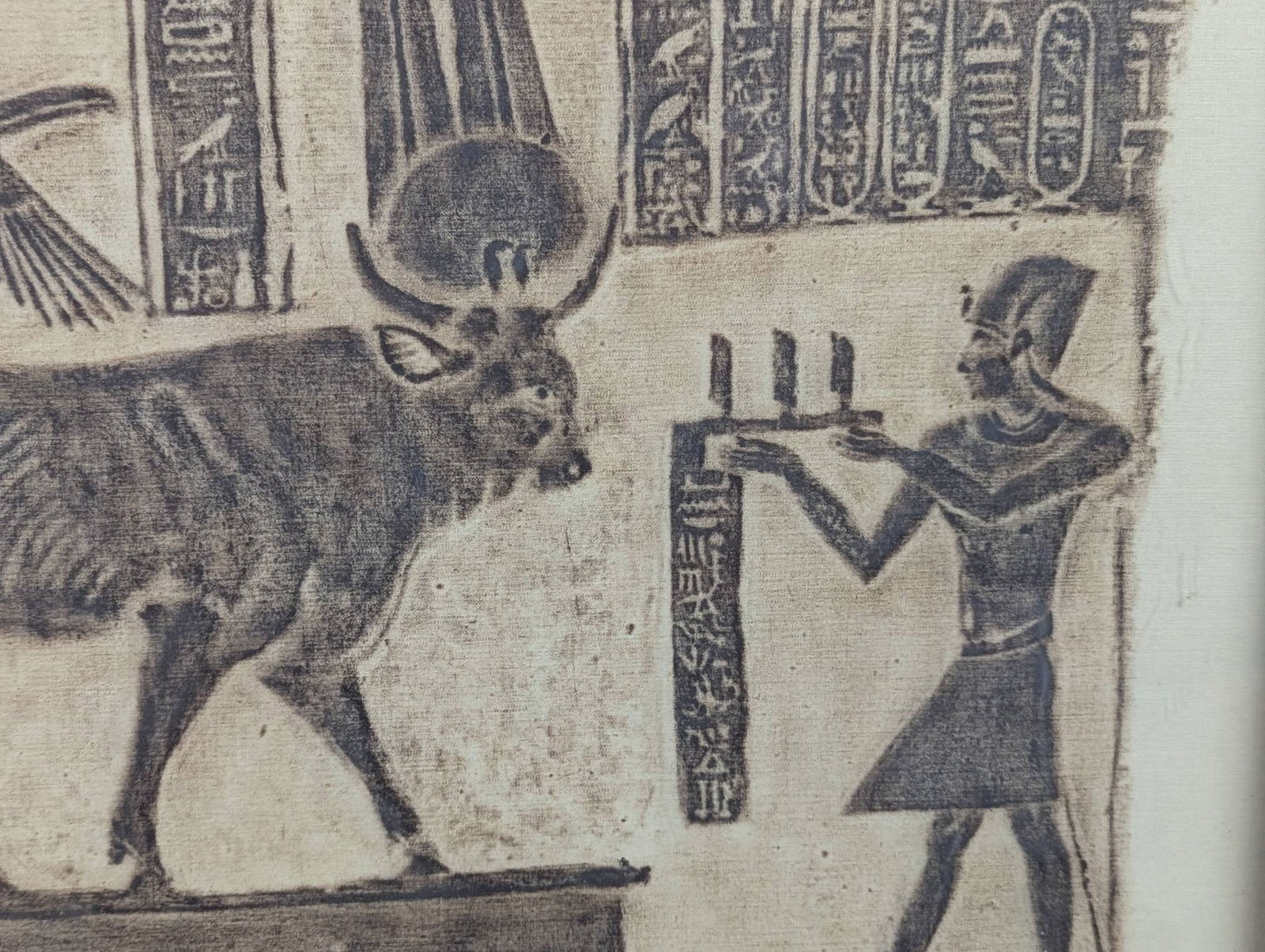 Depiction of Apis Bull in Ancient Egyptian Style by Ward Patterson - 6