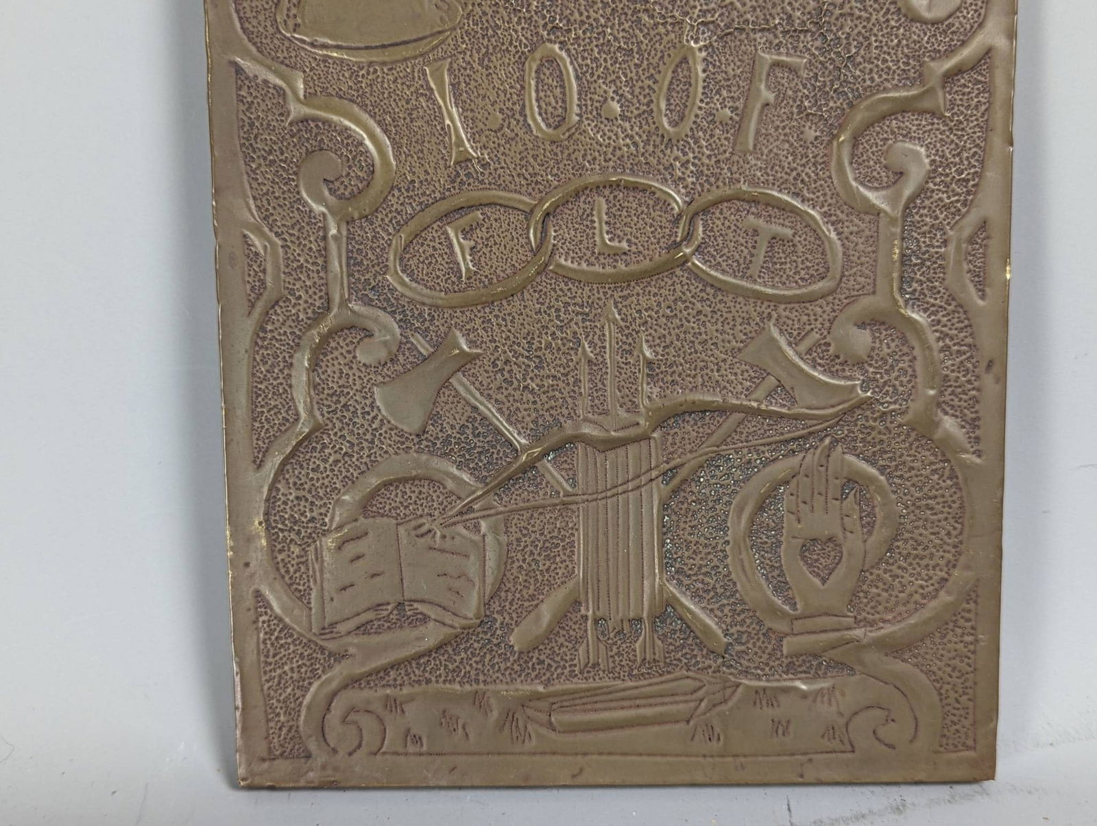 Odd Fellows Engraving Template c1910 - 5