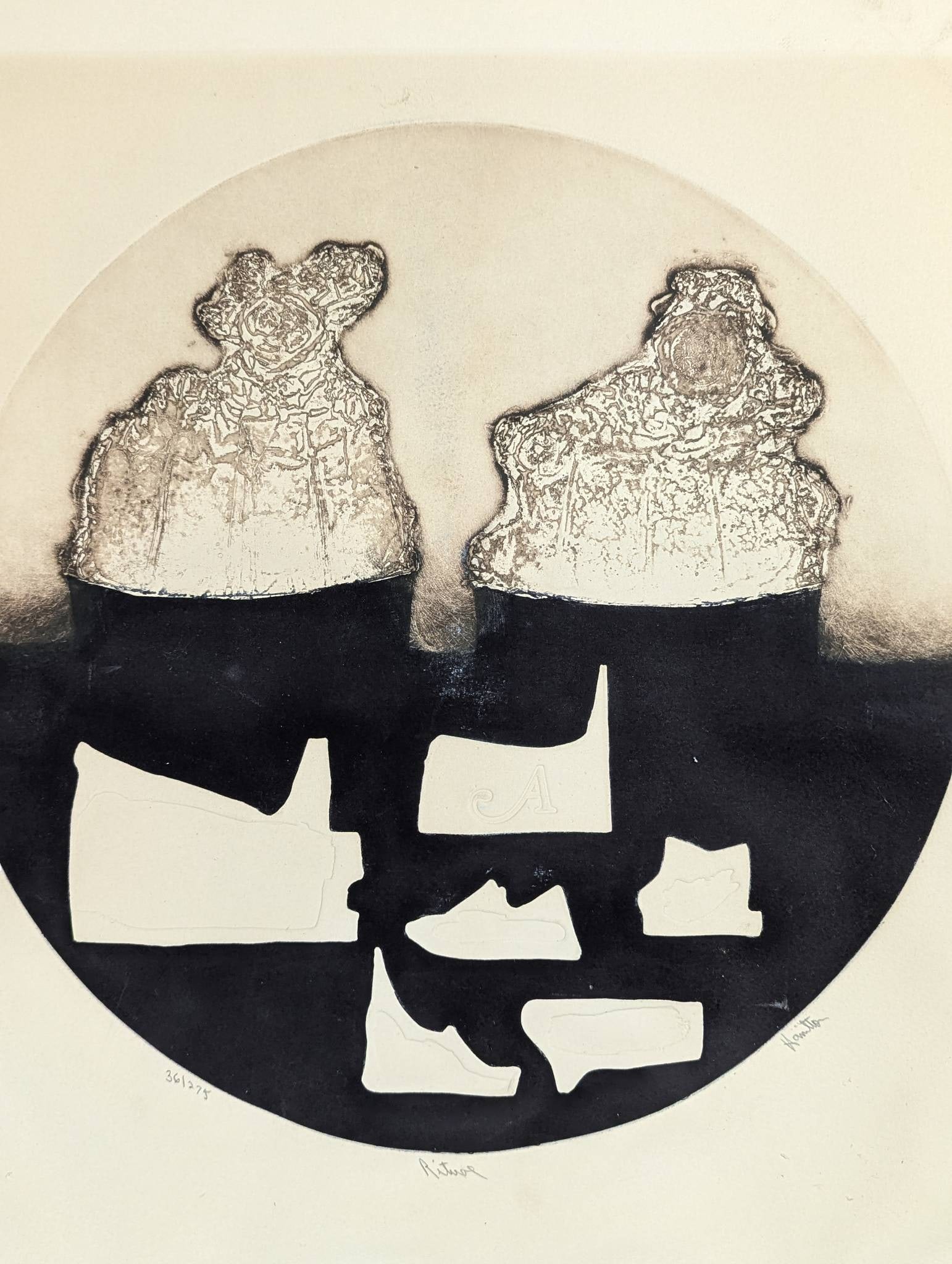 Limited Edition Lithograph Ritual by Hamilton - 3