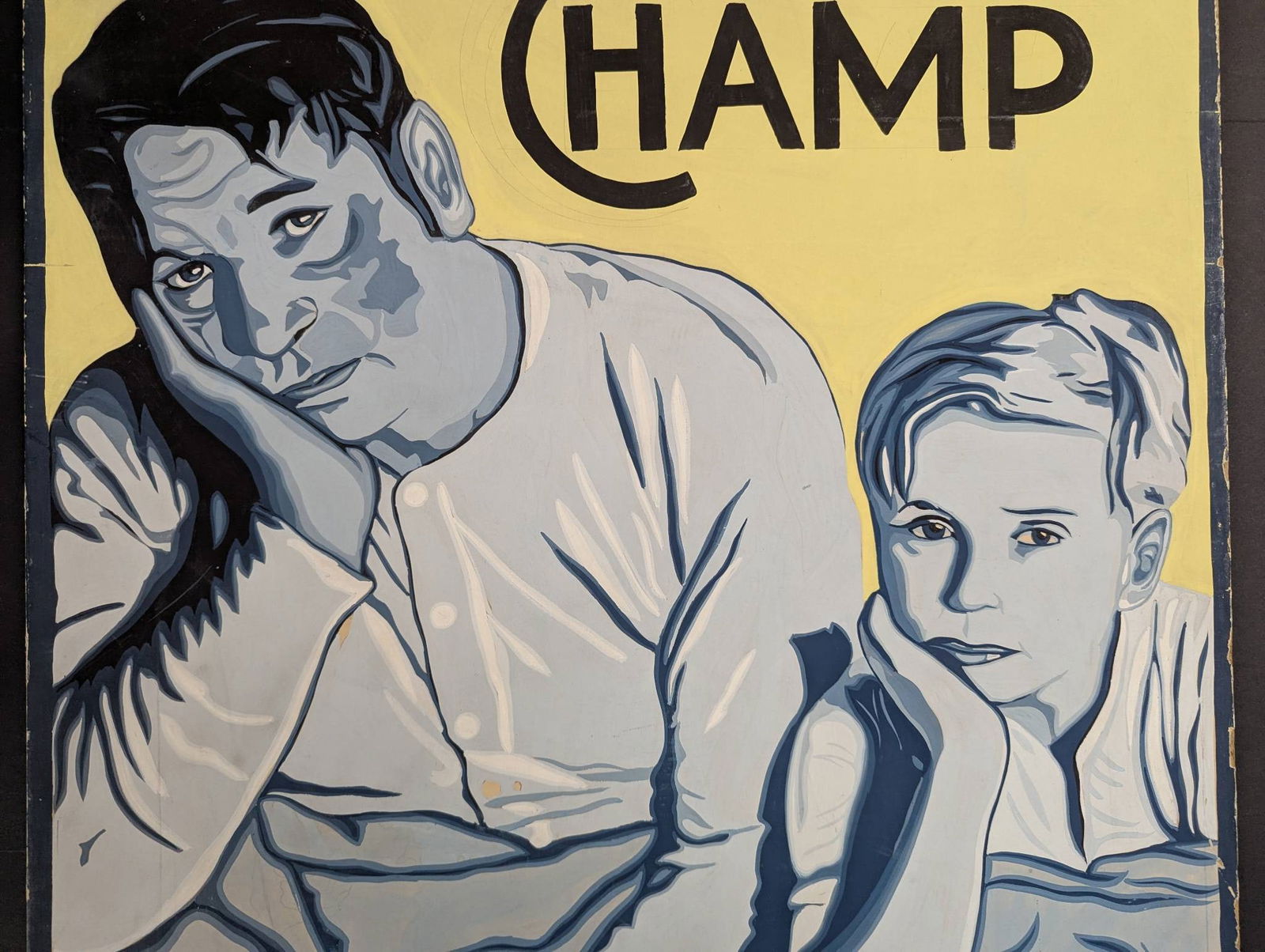 Painting Depicting Vintage Movie Poster for The Champ 1931 - 3