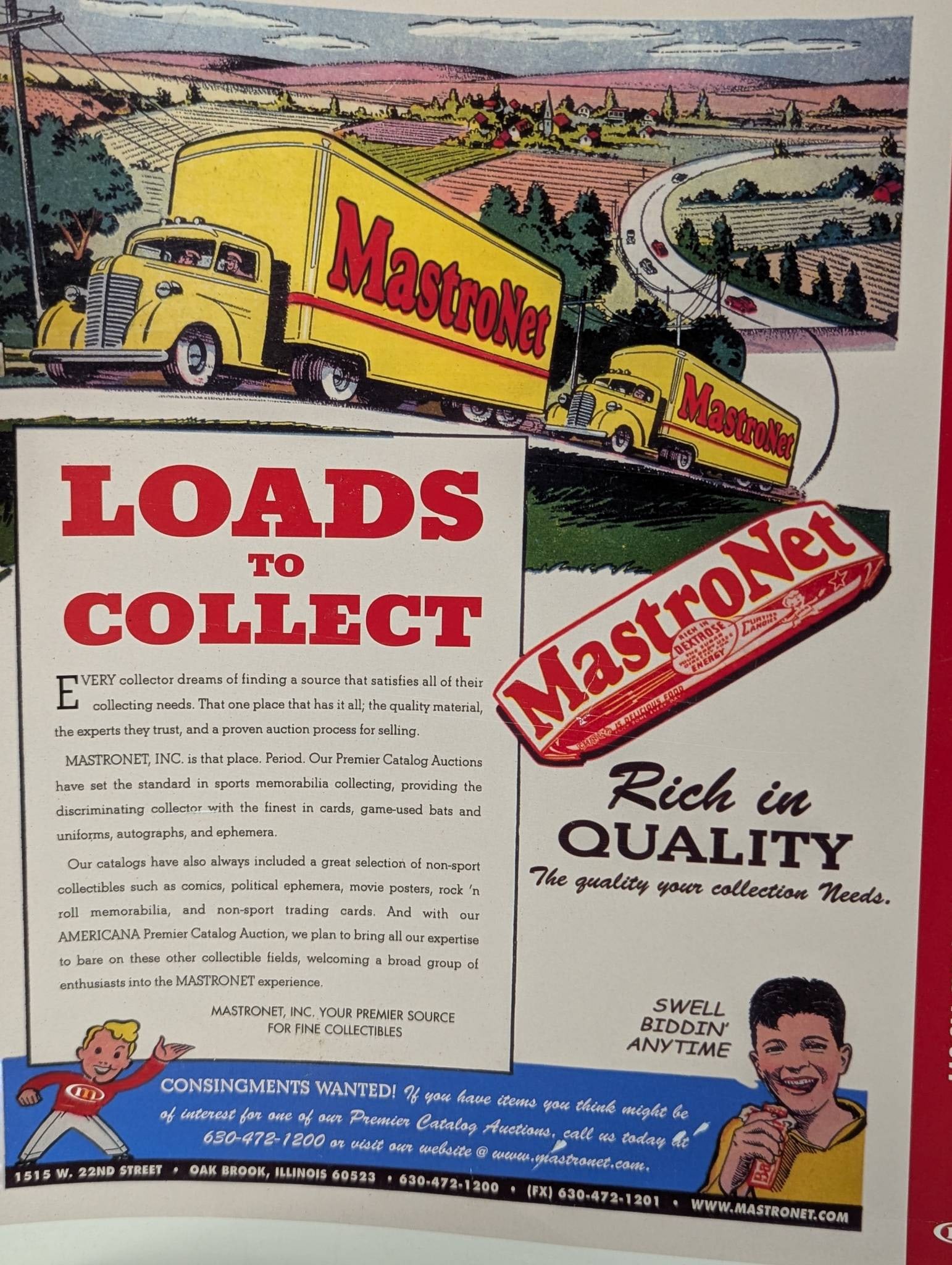 Printer Proof Sheet for MastroNet Auction Catalog and 1963 Topps Trading Card Wrappers - 3