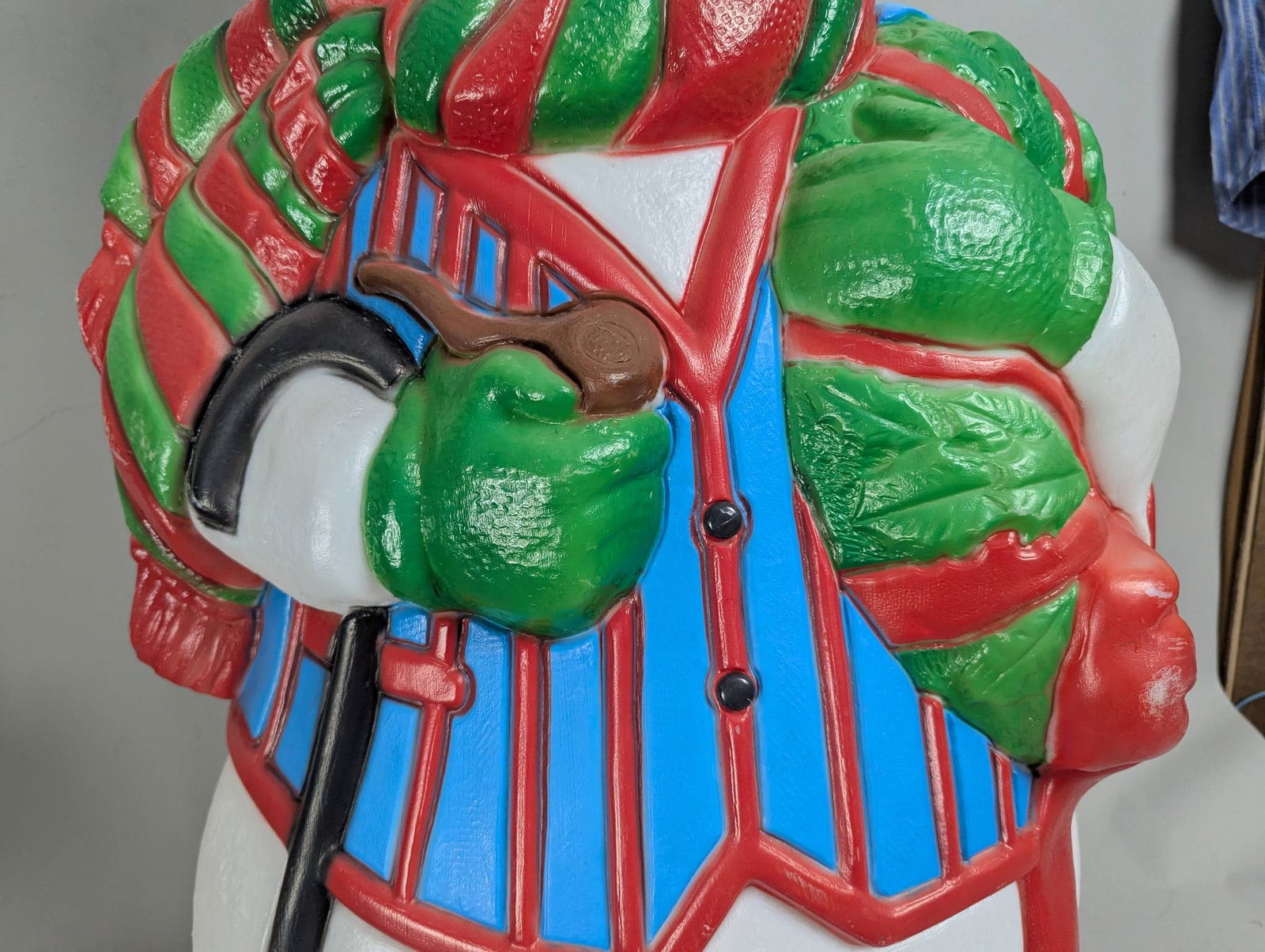 Vintage Frosty Snowman with Cane and Top Hat - 3