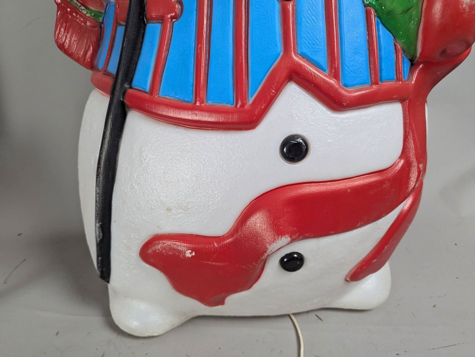 Vintage Frosty Snowman with Cane and Top Hat - 4