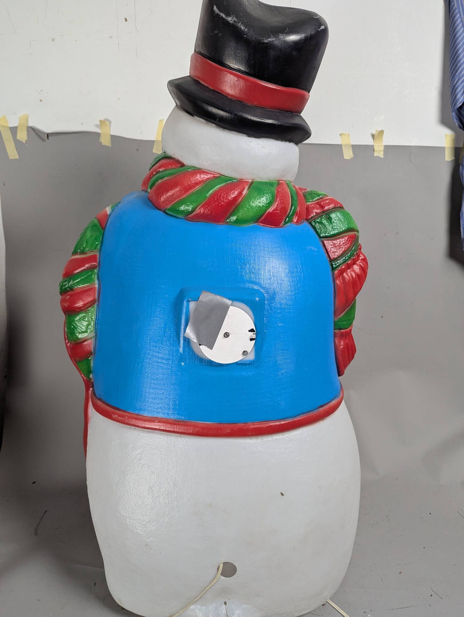 Vintage Frosty Snowman with Cane and Top Hat - 5