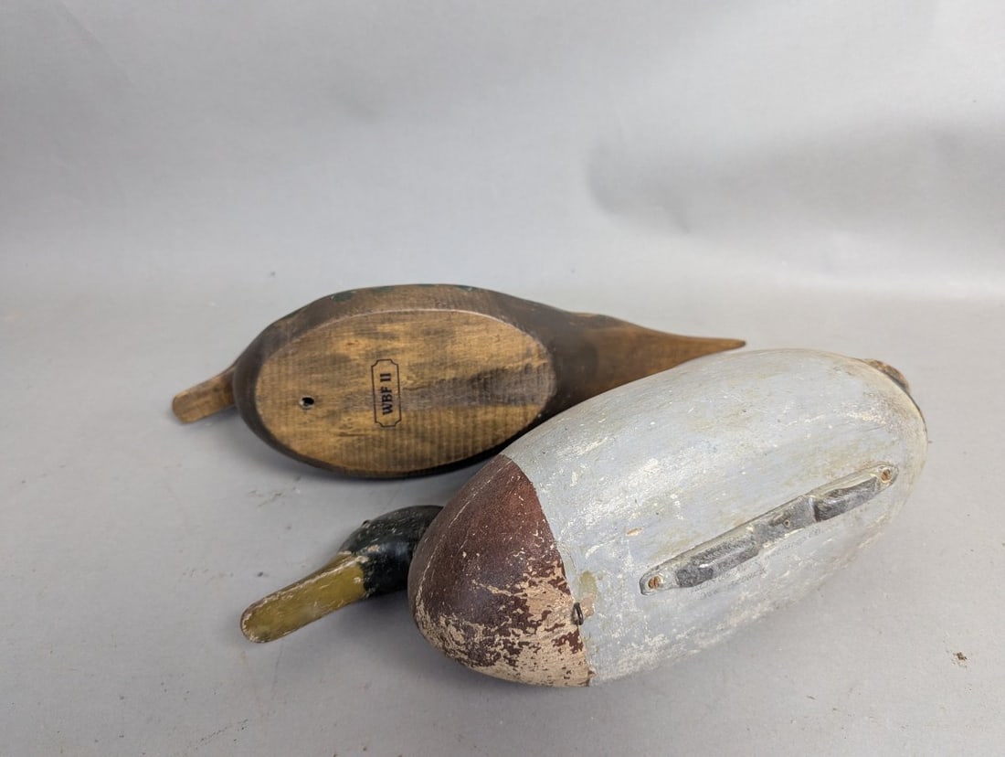 Charming Vintage Duck Decoy Set with Distinctive Styles - 4