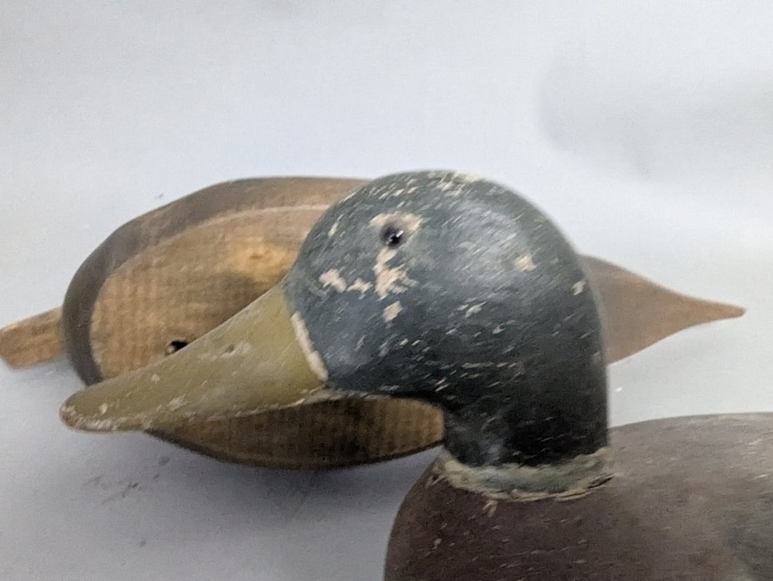 Charming Vintage Duck Decoy Set with Distinctive Styles - 5