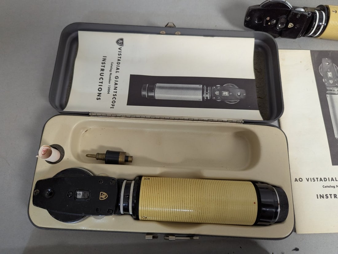Collection of Vintage Optical Medical Devices by American Optical and More - 2