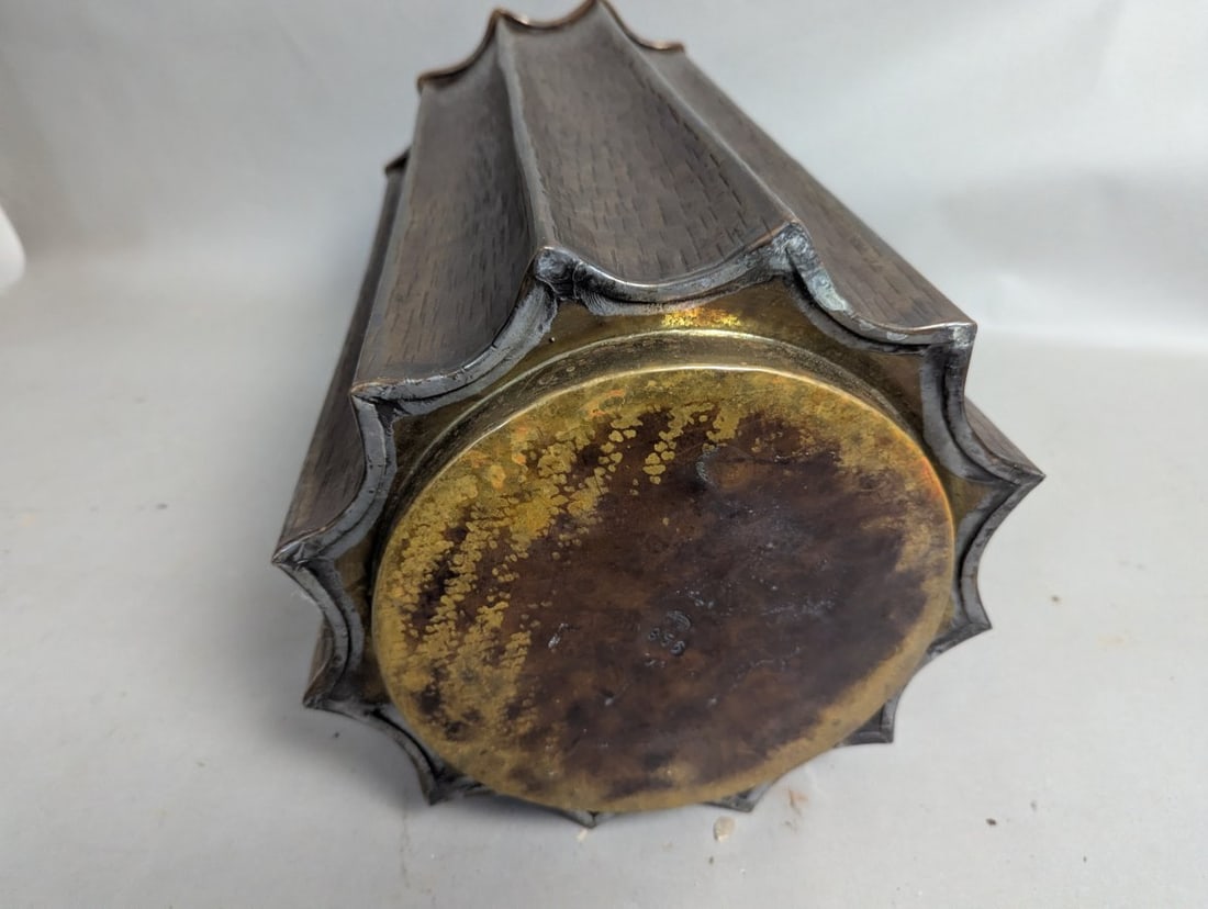 Exquisite WMF Arts and Crafts Copper Umbrella Stand with Unique Patina - 4