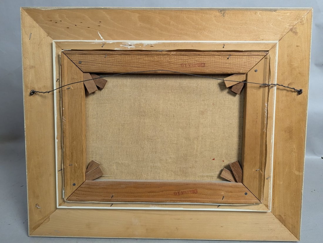 Stunning Seascape with Boats by Hayes Original Oil on Canvas Artwork - 11