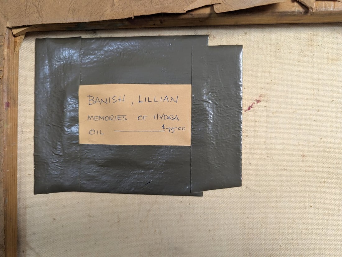 Pair of Original Abstract MCM Artworks by Lillian Banish - 15