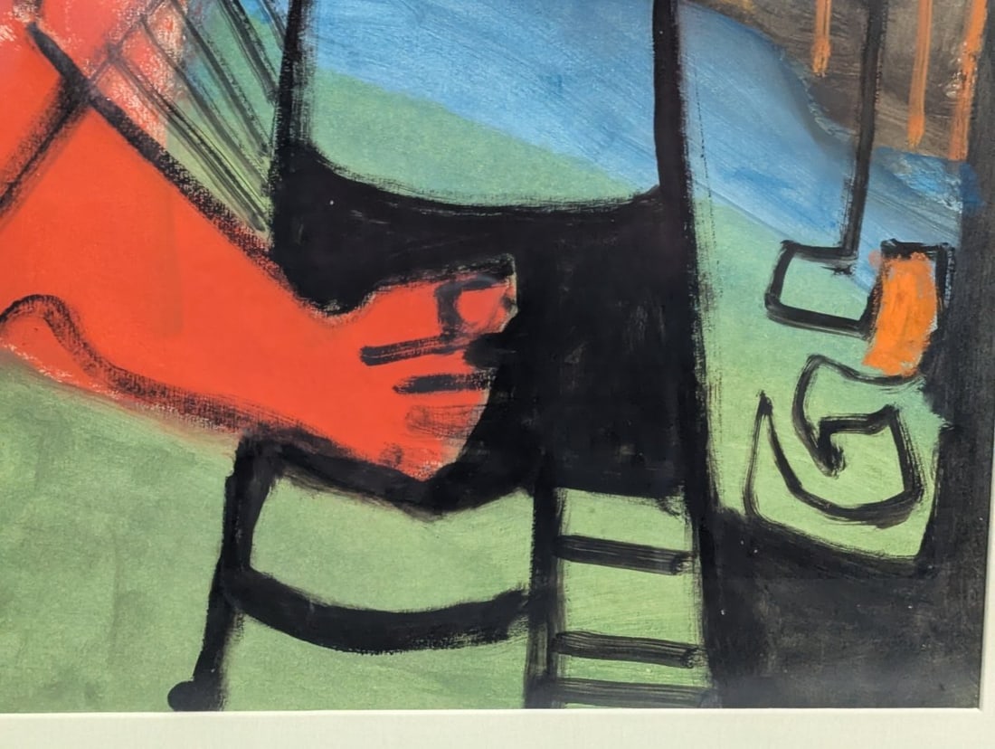 Stunning Framed Artwork by Isabel McLane - Vibrant Colors and Unique Design - 10