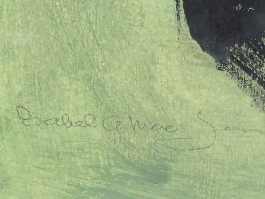 Stunning Framed Artwork by Isabel McLane - Vibrant Colors and Unique Design - 11