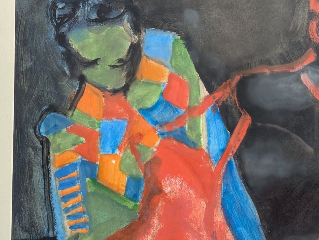 Stunning Framed Artwork by Isabel McLane - Vibrant Colors and Unique Design - 3