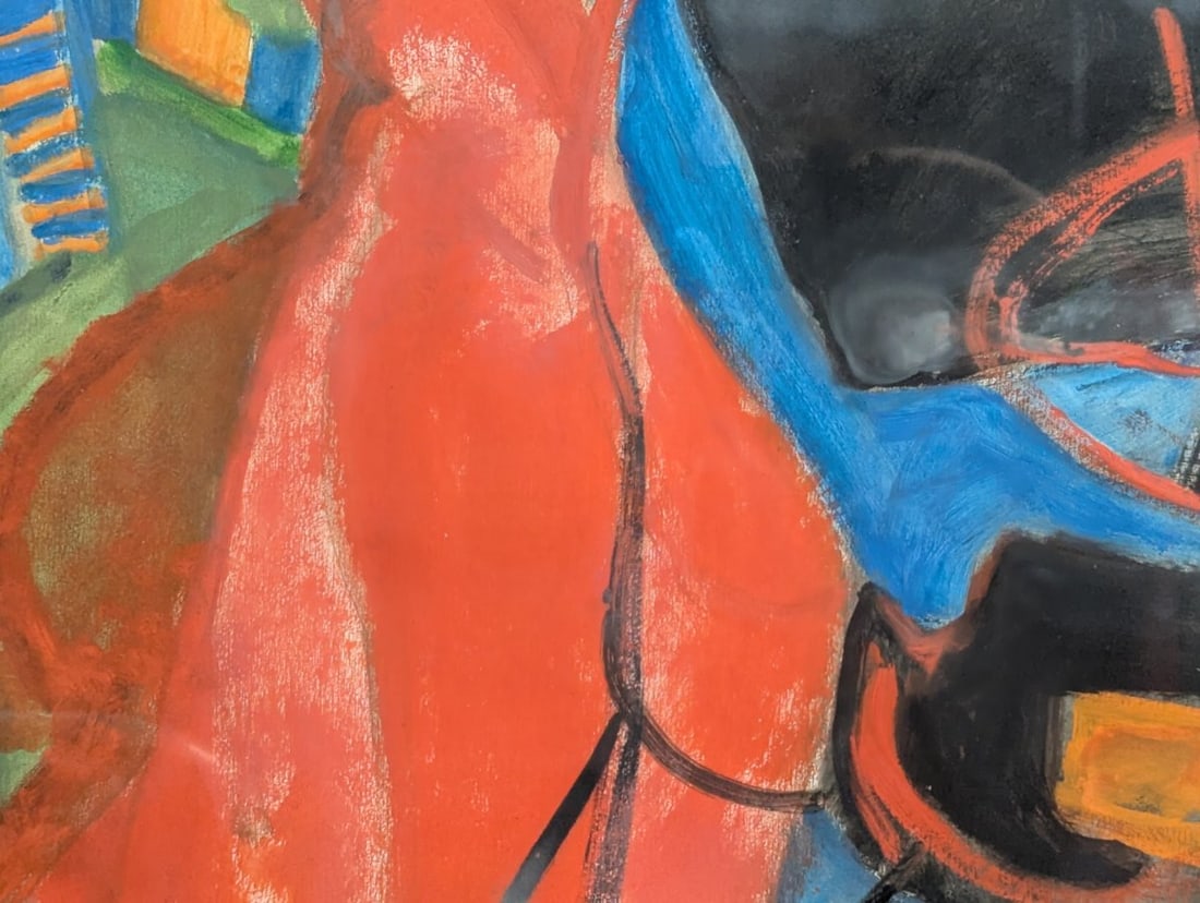 Stunning Framed Artwork by Isabel McLane - Vibrant Colors and Unique Design - 5