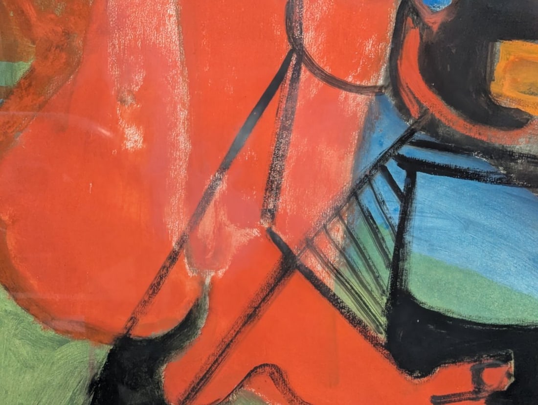 Stunning Framed Artwork by Isabel McLane - Vibrant Colors and Unique Design - 7