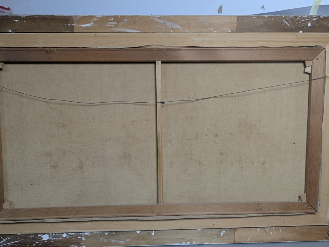 Stunning Large Framed Parisian Oil Painting by Rene - 14