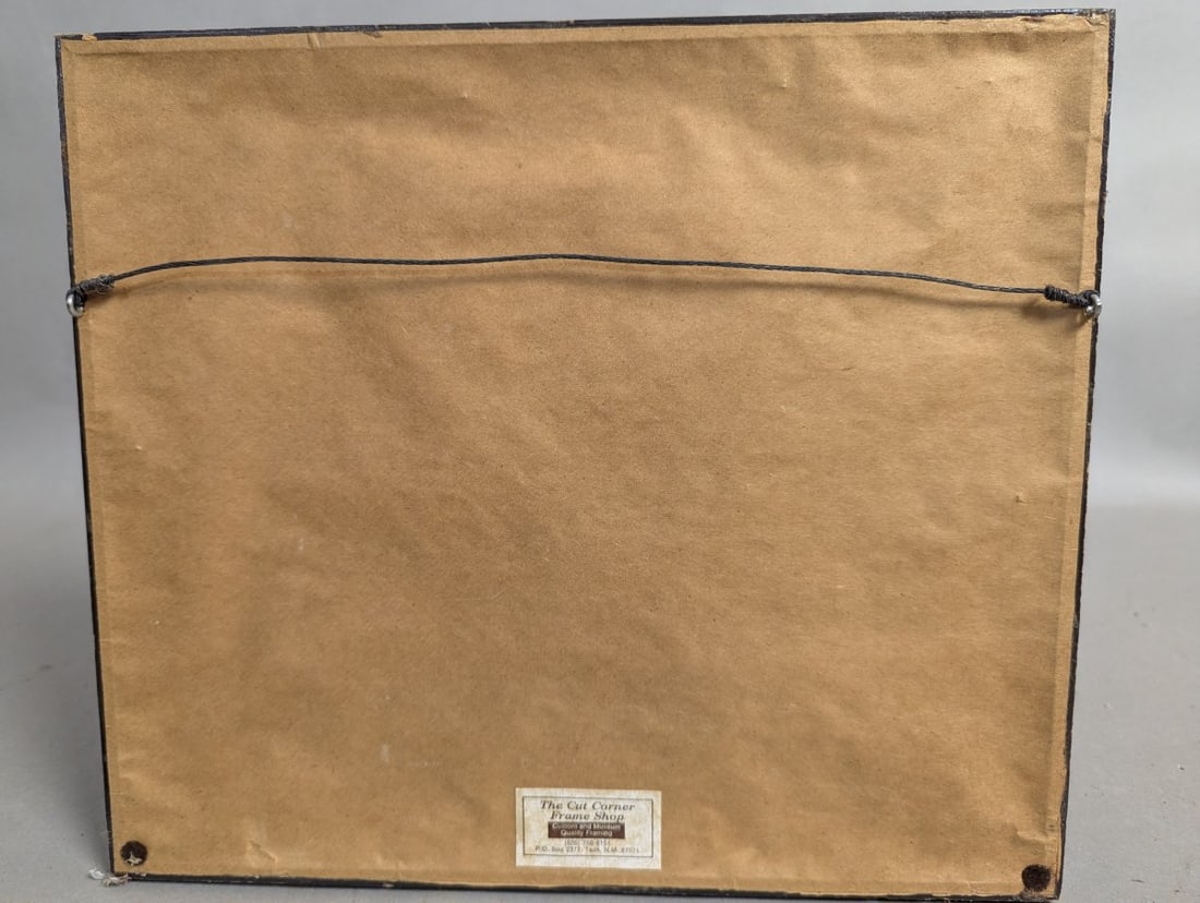 Framed RC Gorman Zia Jar Native American Art Print - 10