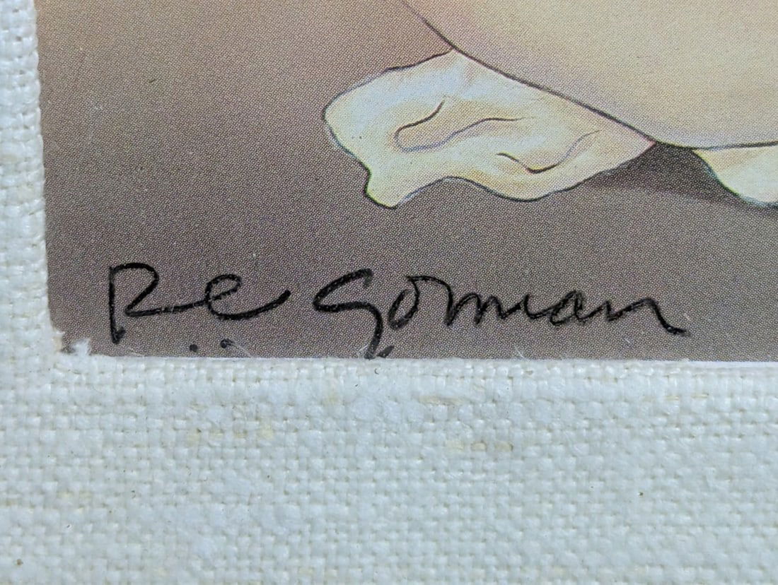 Framed RC Gorman Zia Jar Native American Art Print - 8