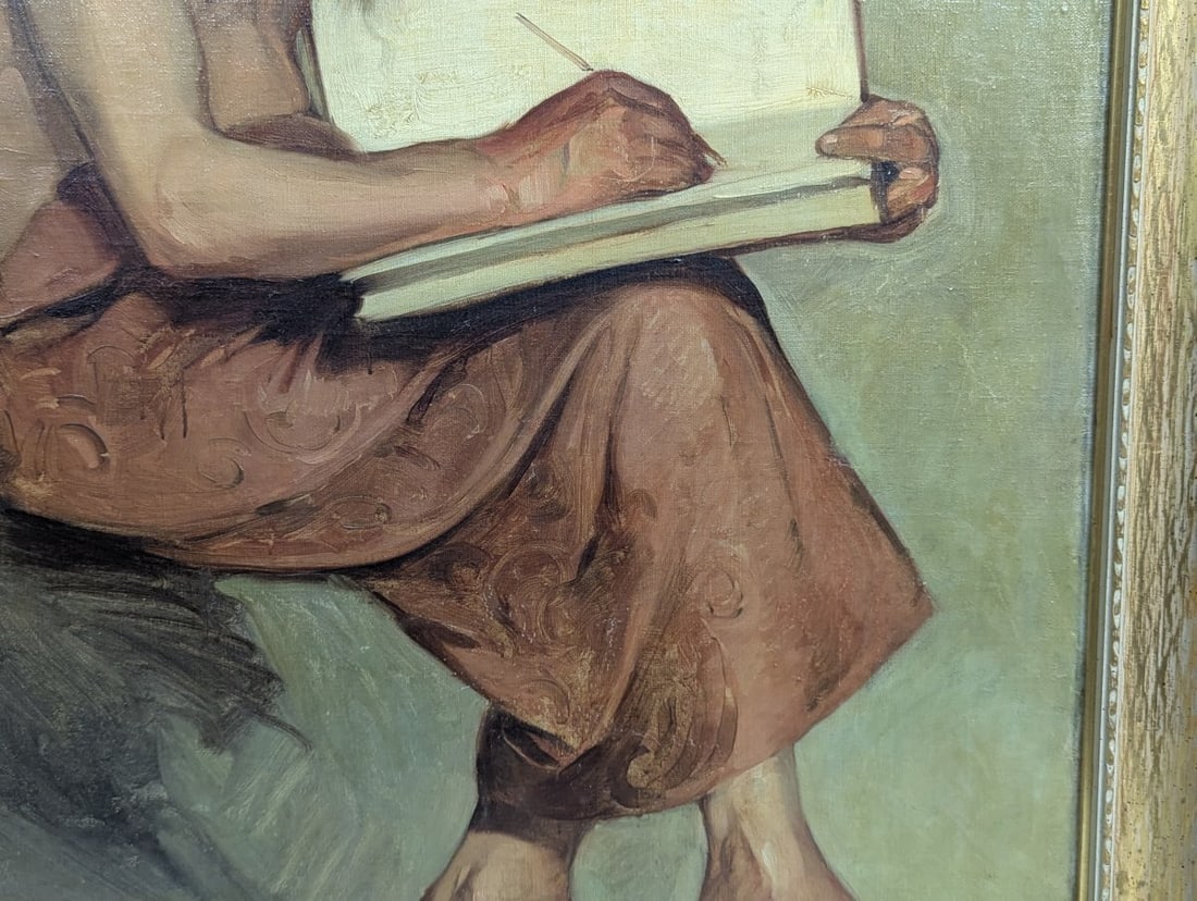 Impressionistic Oil Painting by Oliver Dennet Grover - 8