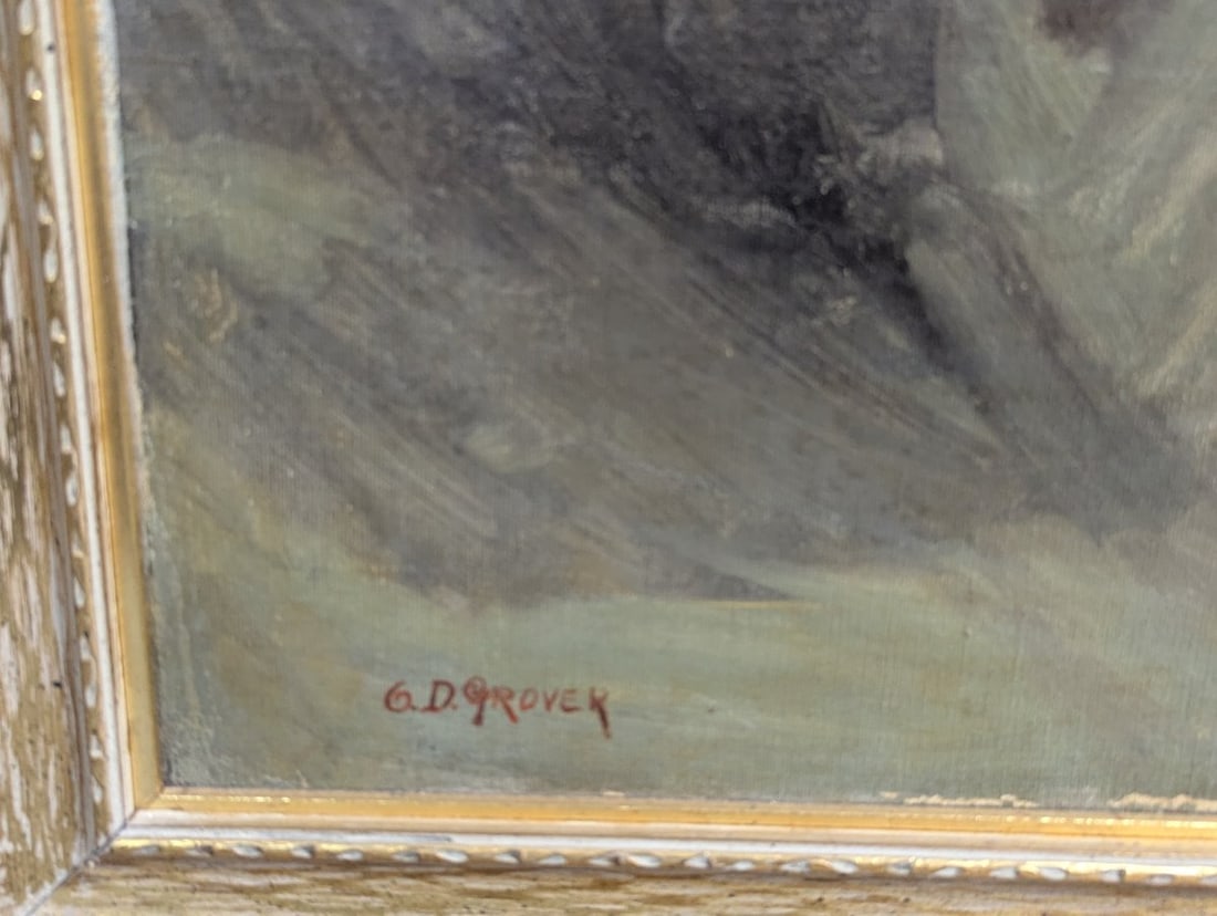 Impressionistic Oil Painting by Oliver Dennet Grover - 9