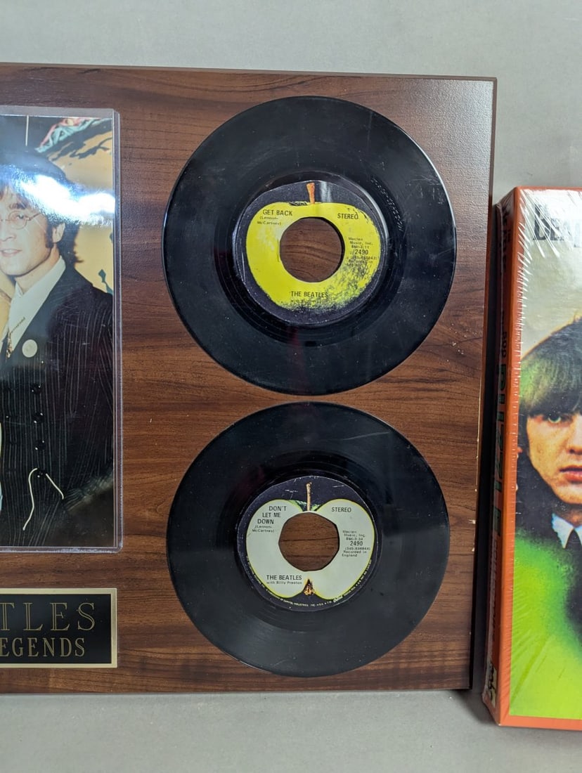 The Beatles Rock & Roll Legends Plaque and Beatles for Sale Puzzle Set - 4