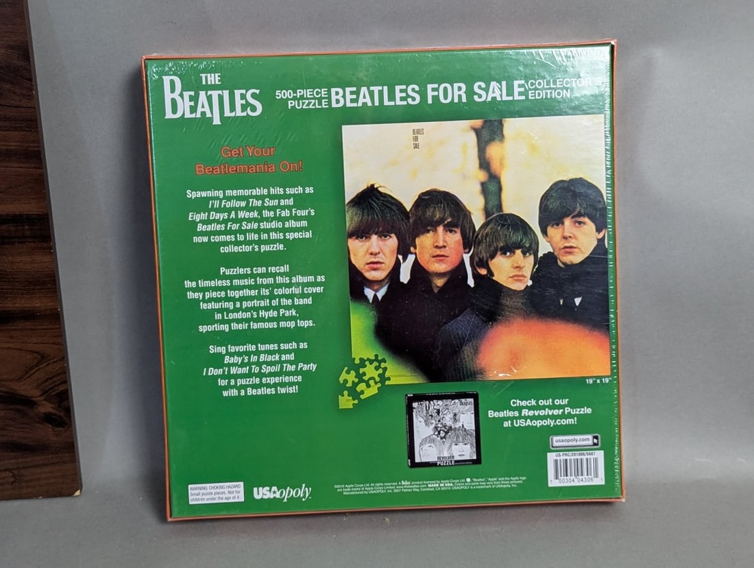 The Beatles Rock & Roll Legends Plaque and Beatles for Sale Puzzle Set - 7