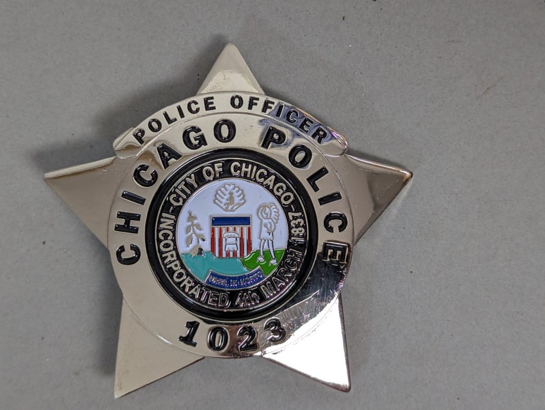 Authentic Chicago Fire TV Show Prop Badge Collectible Uniquely Themed: **Important** Please read below description on how to avoid high shipping costs. Own a piece of the Chicago Fire TV show with this authentic prop badge! This badge features the number '1023,' making i