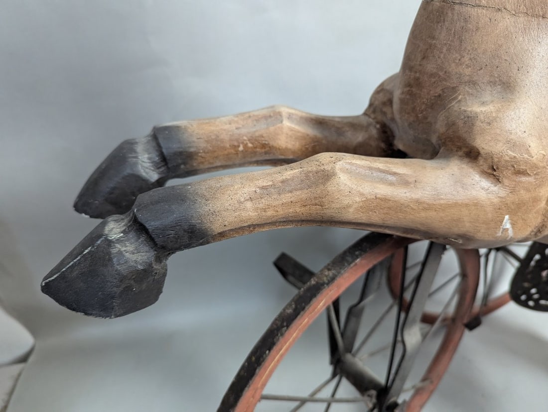 Charming Horse Tricycle Ideal for Collectors and Decor Enthusiasts - 3
