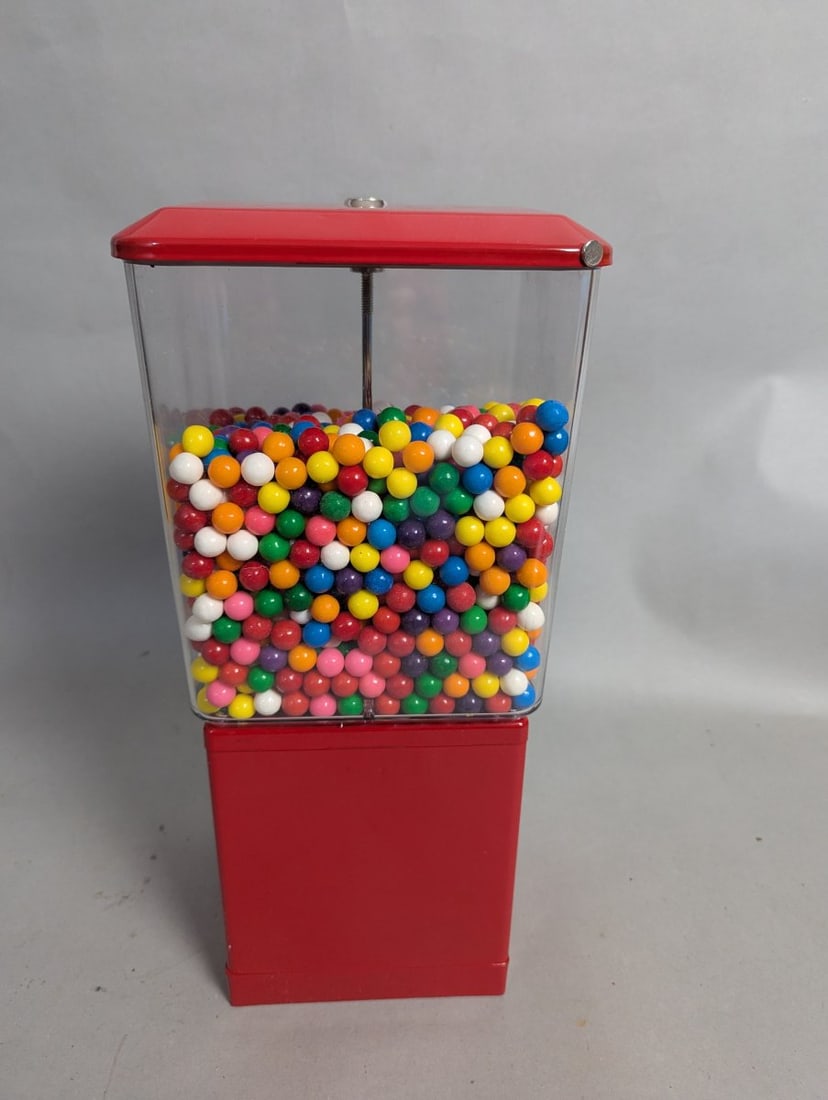 Vintage Northwestern Gumball Machine Classic Model 60 Red Dispenser - 5
