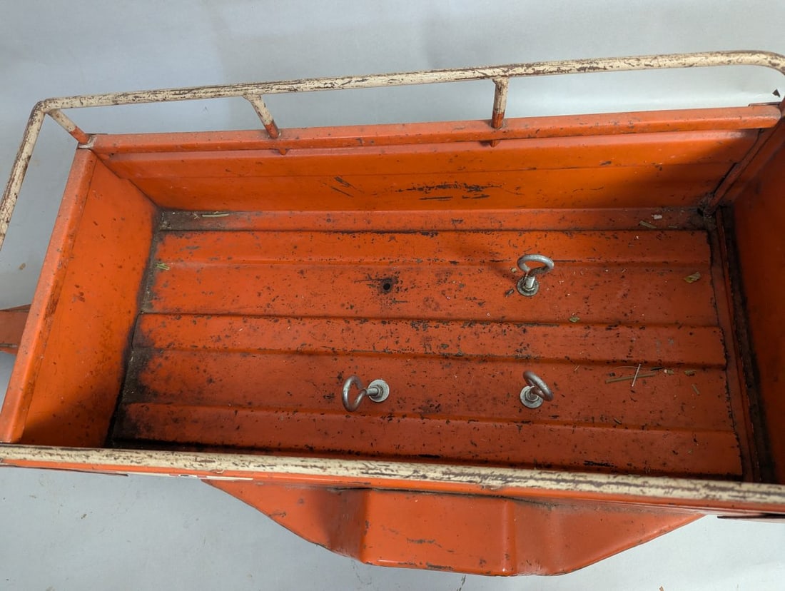 Vintage U-Haul Pressed Steel Pedal Car Trailer - 5