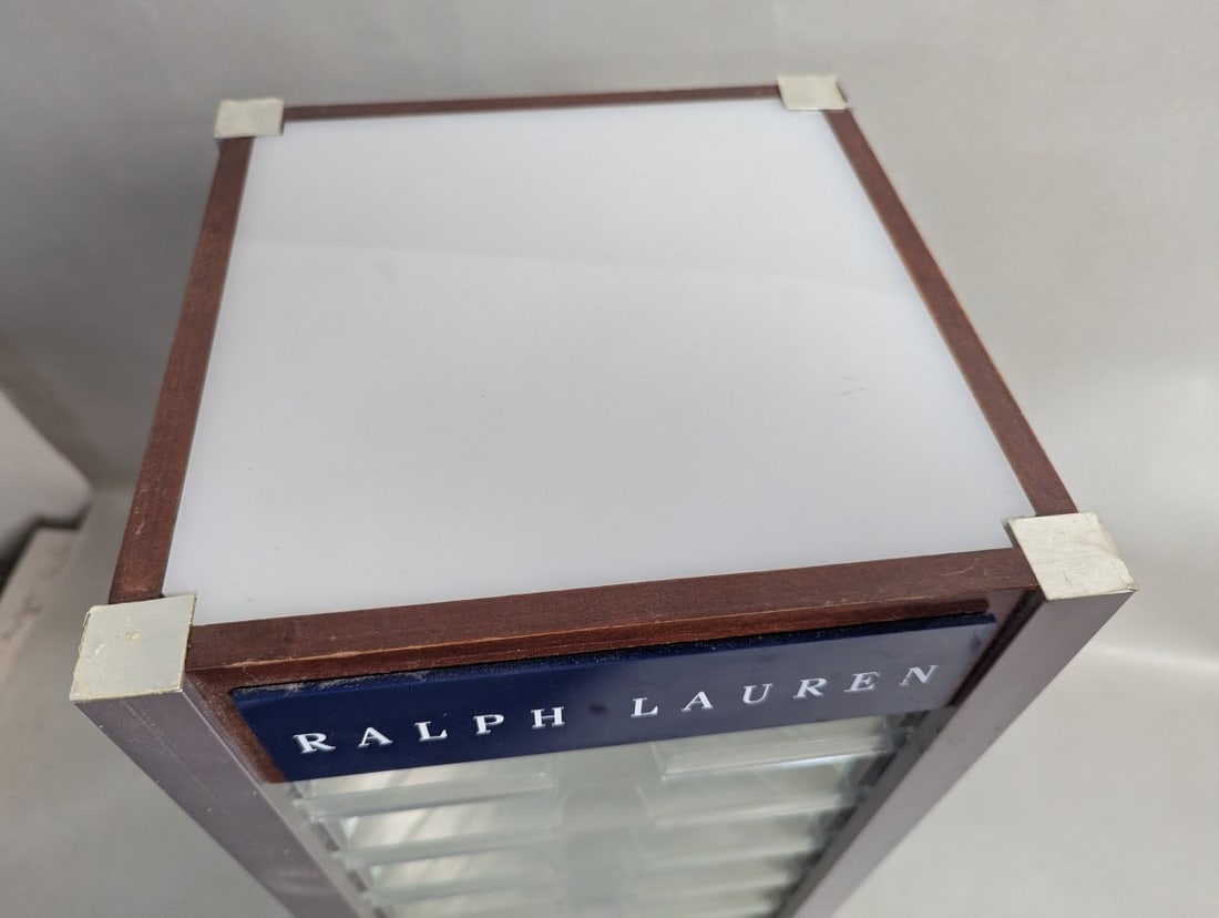 Ralph Lauren Eyewear Display Case Rotating Countertop Stylish Showcase - 4