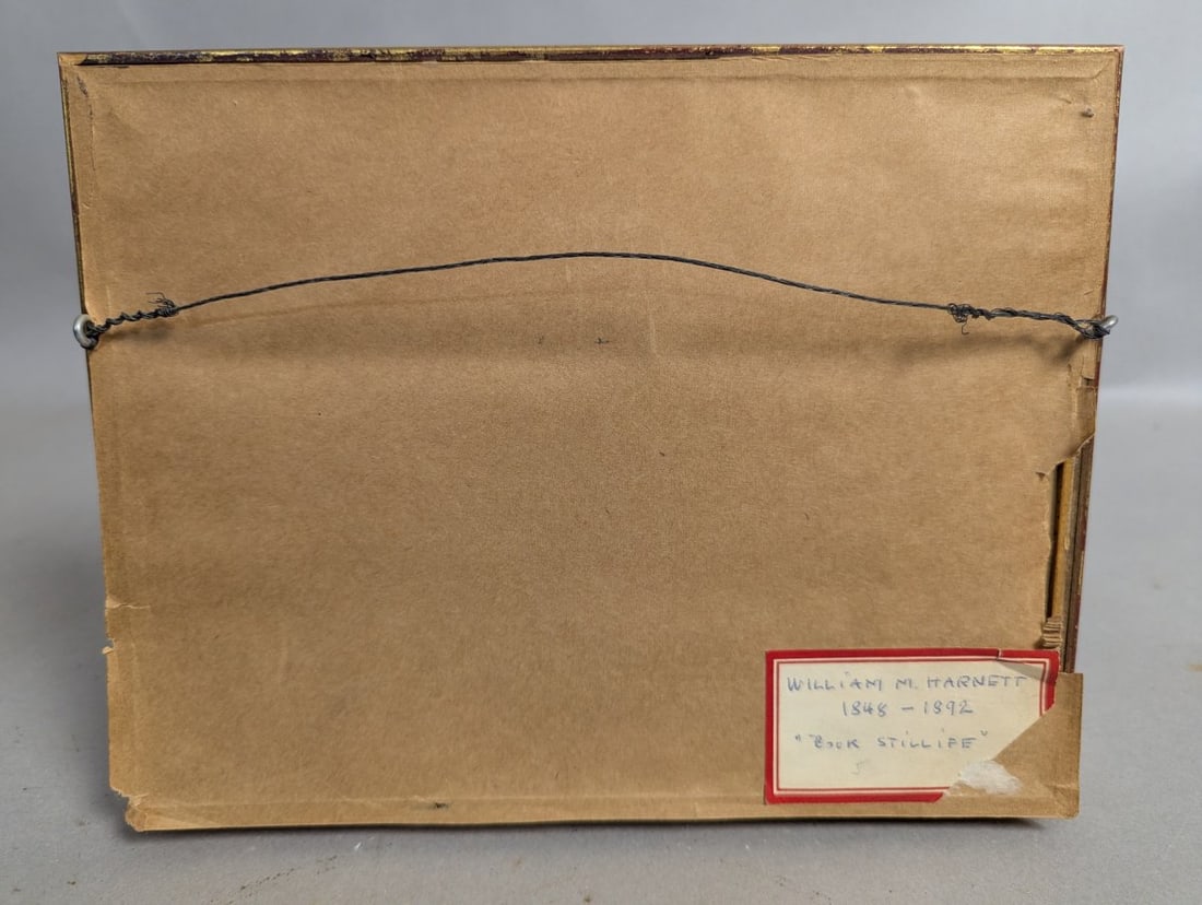 William M Harnett Book Still Life Trompe Loeil Painting - 10