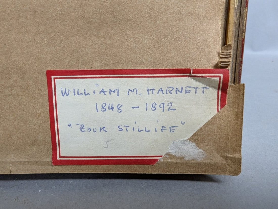 William M Harnett Book Still Life Trompe Loeil Painting - 11