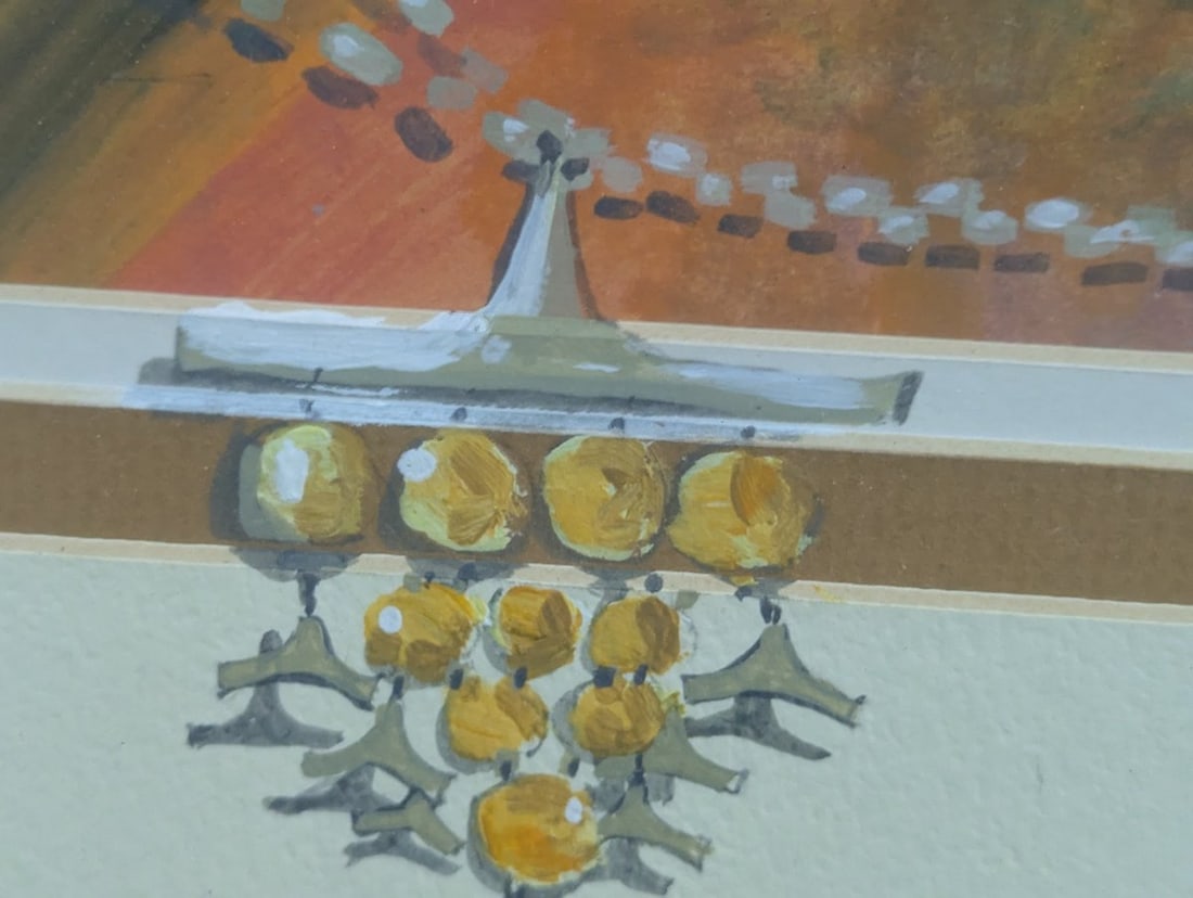 Framed Artwork by Baiba Vinters-Ore, Unique Vintage Piece from 1985 - 9