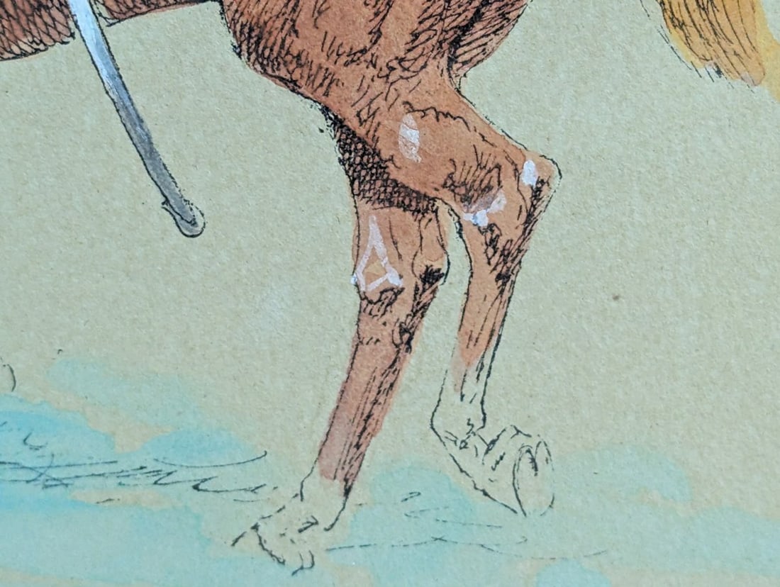 Framed Print IIe Empire Garde Imperiale Officier de Lanciers by Pechaubes - 7