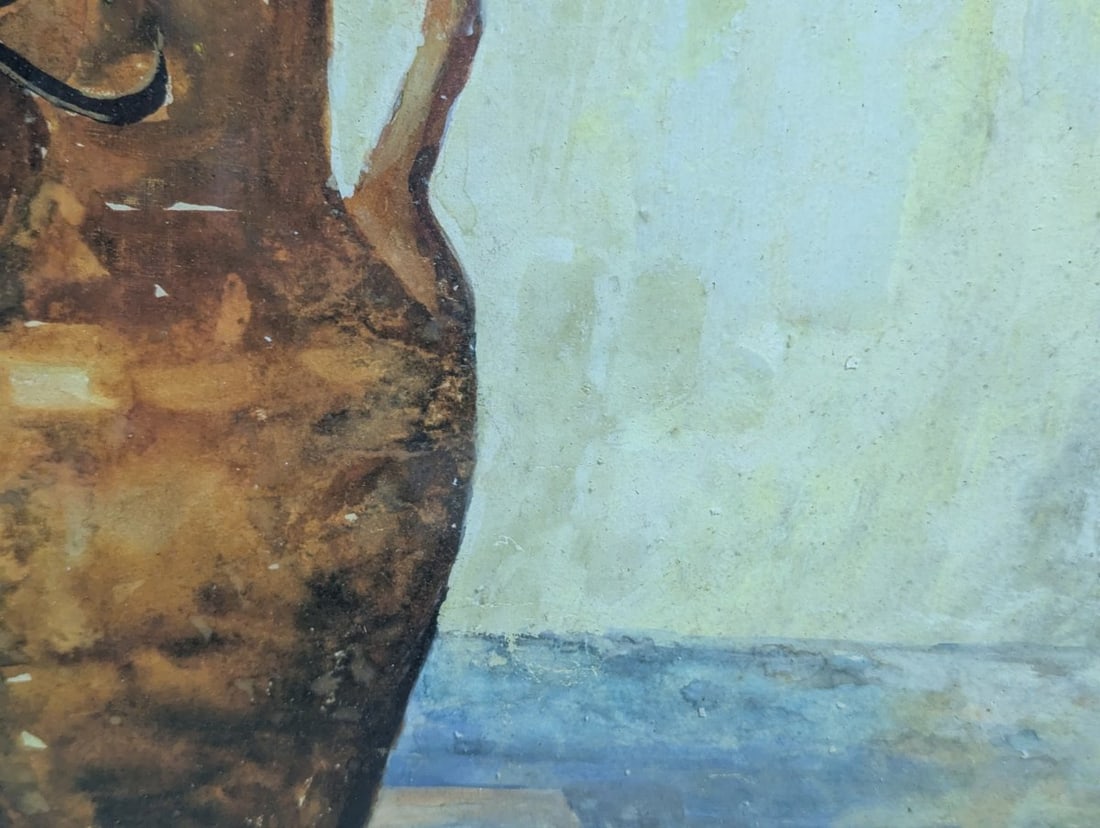 Stunning 1945 Watercolor by Mina Livingston Pike in Elegant Frame - 8