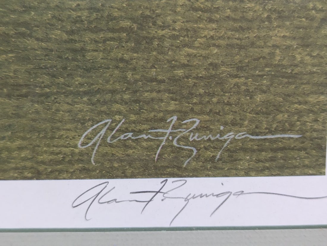 Alan F Zuniga Grand Slam 1930 Limited Edition Print Signed Art - 10