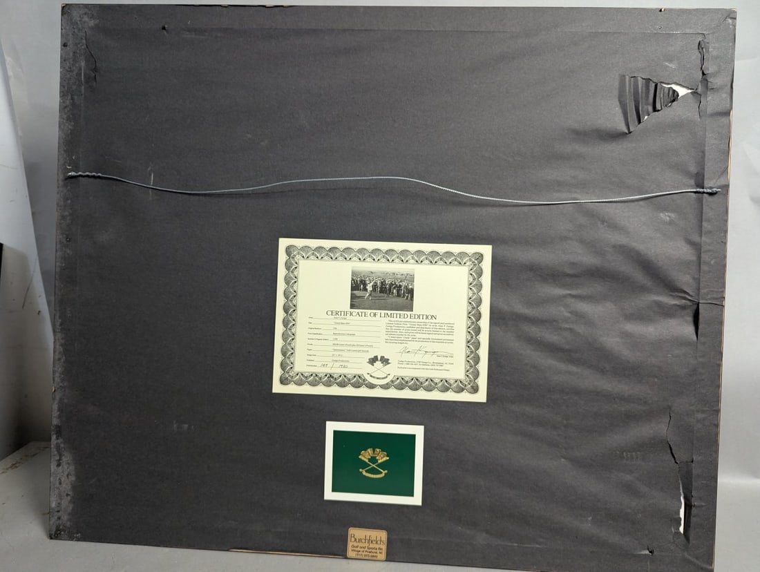 Alan F Zuniga Grand Slam 1930 Limited Edition Print Signed Art - 13