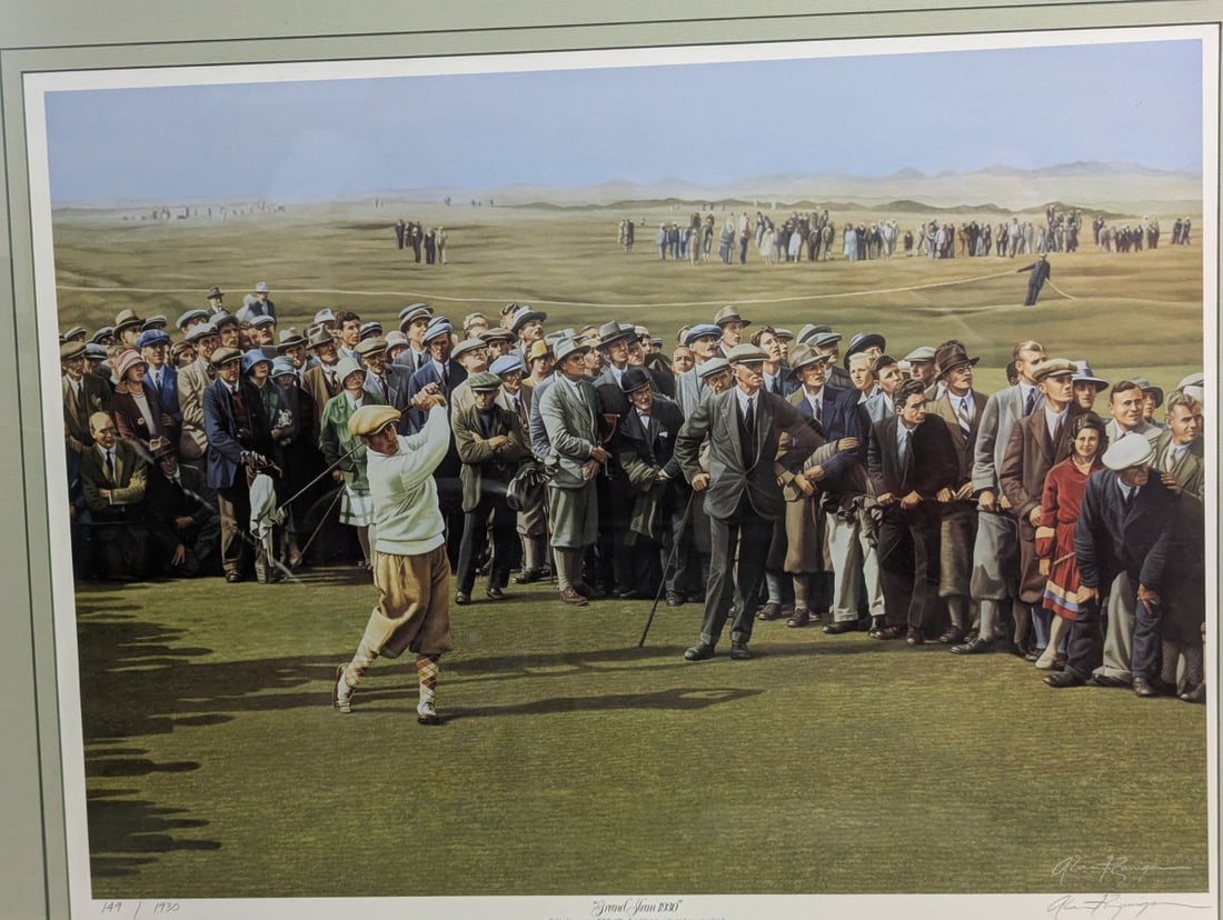 Alan F Zuniga Grand Slam 1930 Limited Edition Print Signed Art - 2