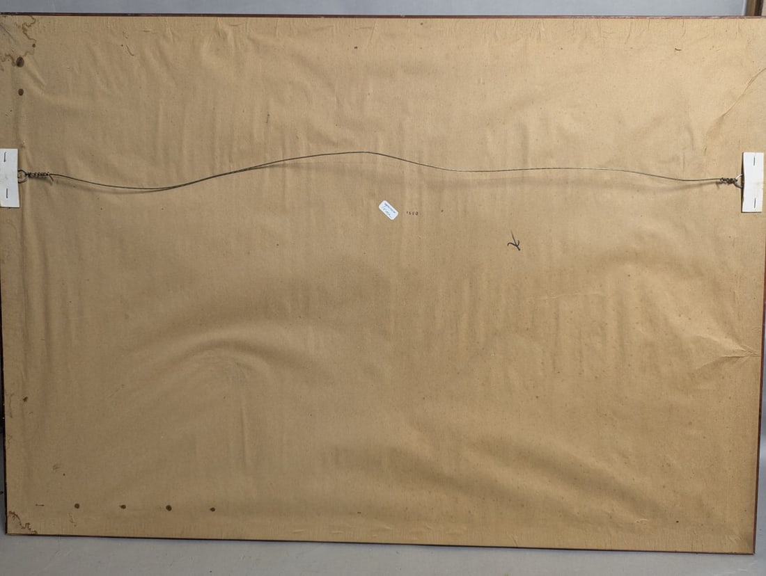 Mark King Golf Course Framed Lithograph Art Collectible - 12