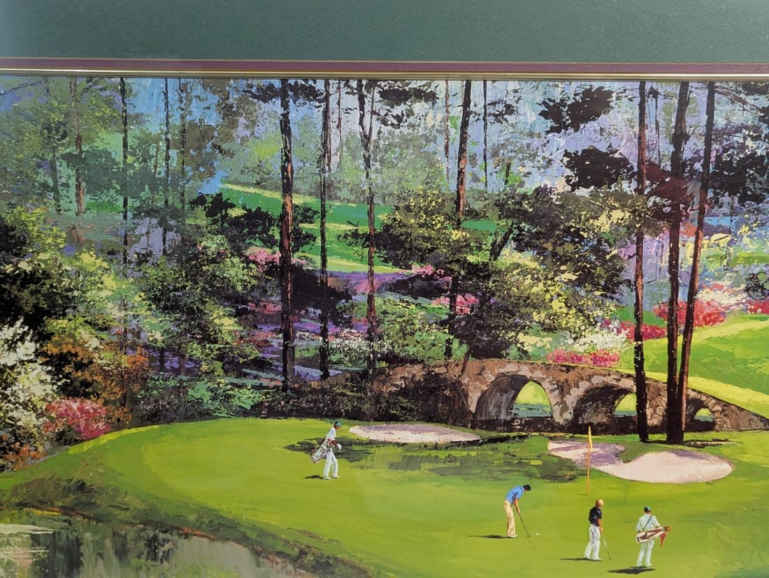 Mark King Golf Course Framed Lithograph Art Collectible - 4