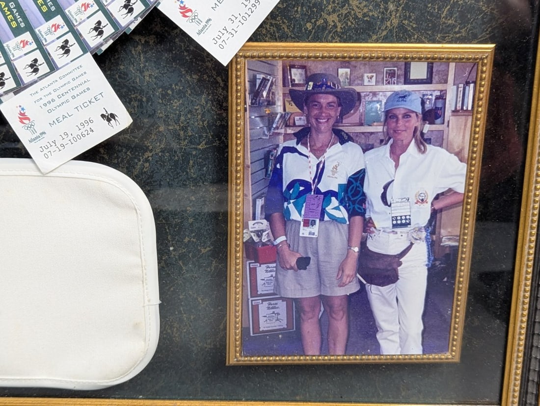 1996 Atlanta Olympics Equestrian Memorabilia Collection Framed - 10