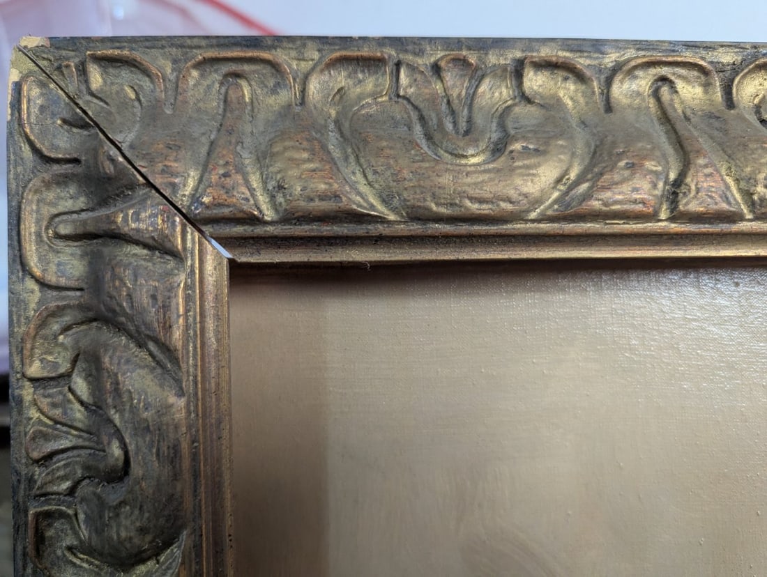 Large Impressionist Style Oil Painting Parisian Street Scene - 13