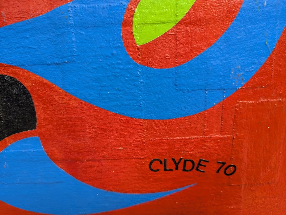 Vibrant Abstract Oil Painting by Clyde 1970 - 10