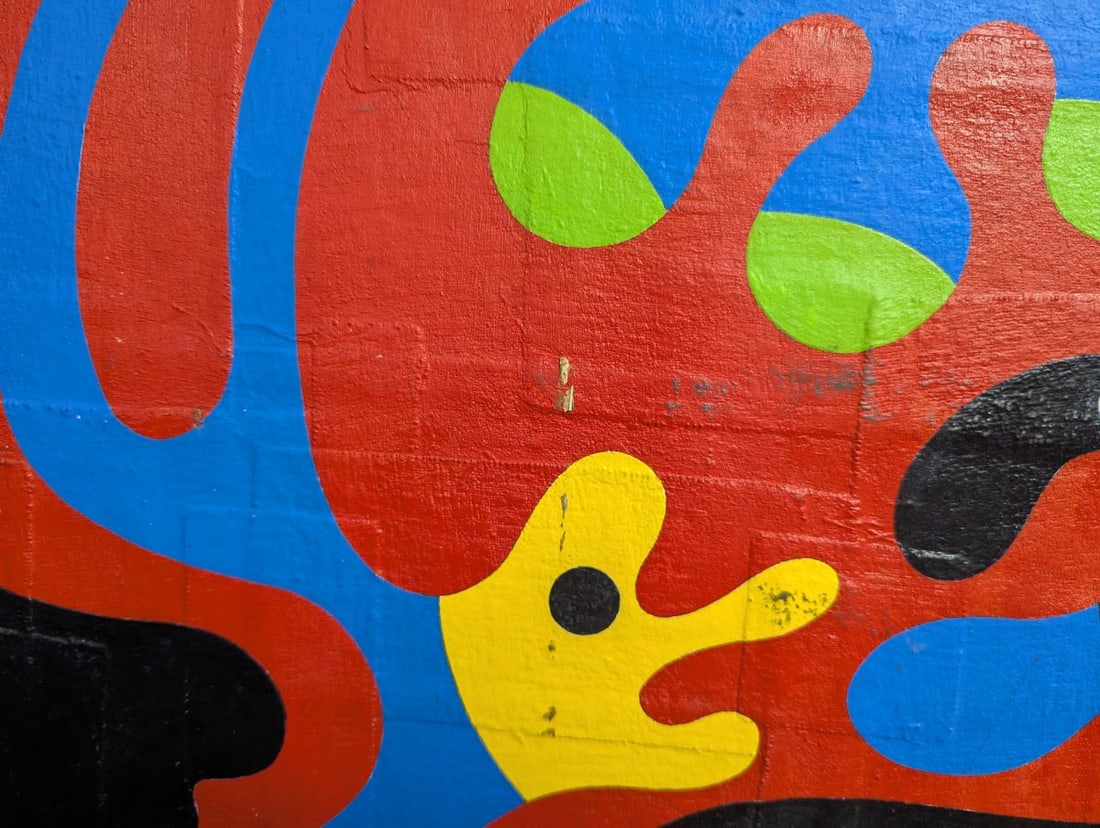 Vibrant Abstract Oil Painting by Clyde 1970 - 12