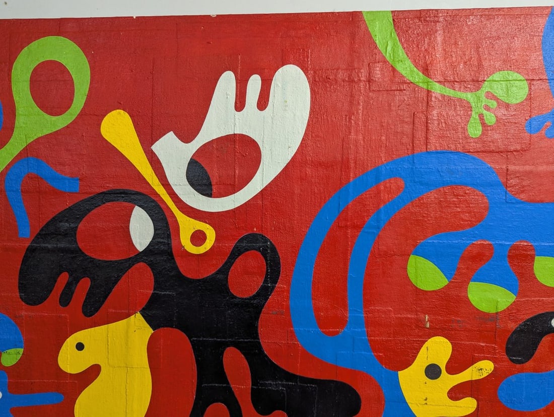 Vibrant Abstract Oil Painting by Clyde 1970 - 3