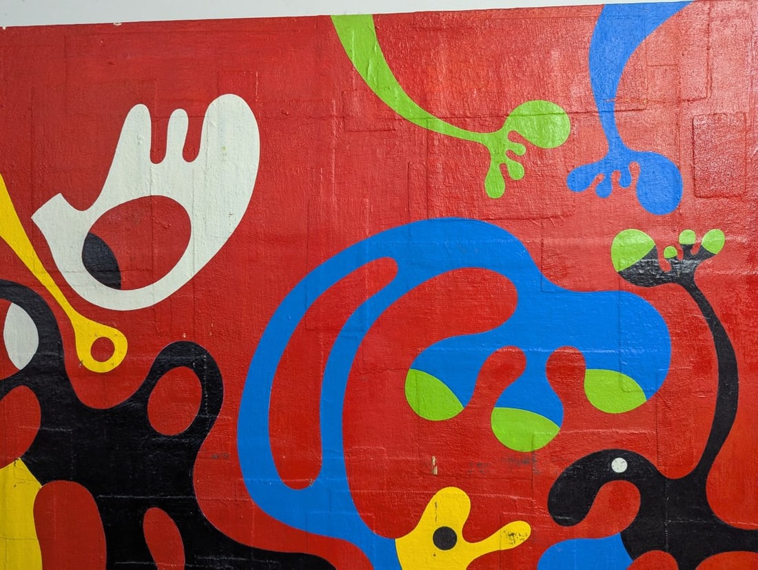 Vibrant Abstract Oil Painting by Clyde 1970 - 4