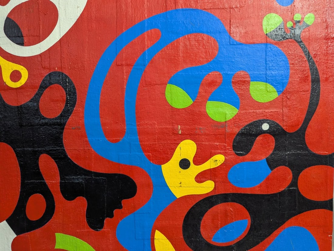 Vibrant Abstract Oil Painting by Clyde 1970 - 7