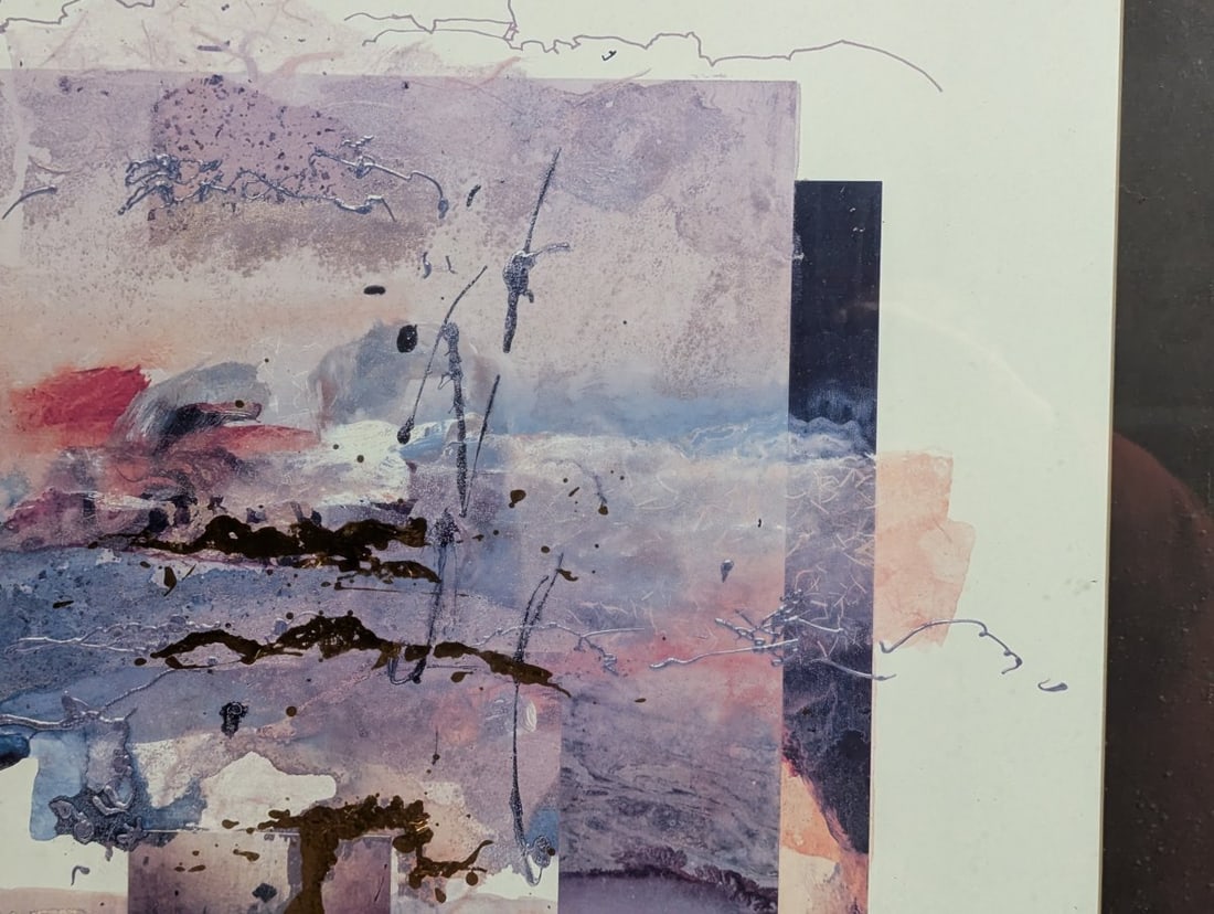 Stunning Framed Abstract Art by Francis Miller RaspÃ© - 16